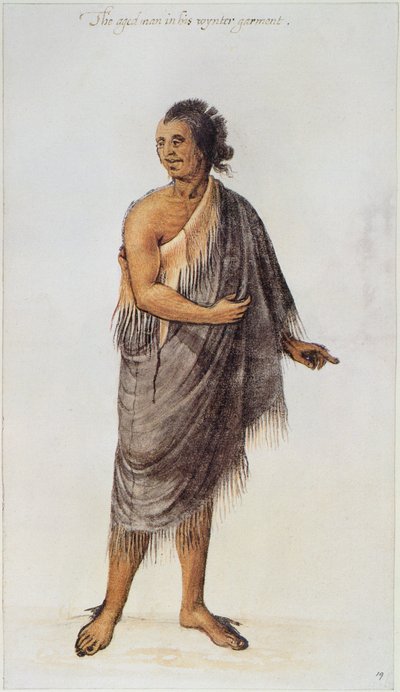 Old Indian Man by John White